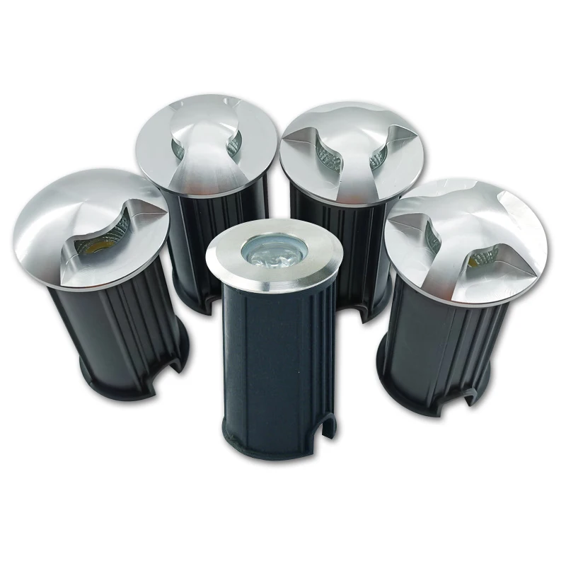 4 Pcs IP67 Waterproof LED Underground Light led underground light 1W 3W 5W Outdoor Ground Garden Path Floor Buried Yard Spot Landscape 110V220V 12V