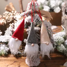 Рождественские украшения для дома взрывной Безликий Санта Рождественский кулон висячий подарок год дерево творческие украшения# Y