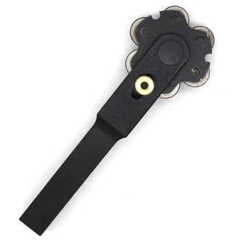 

1Pc 6 Head Knurl Wheel Tool Portable Multifunctional Knurling Steel Knurling Knurl Wheel Tool Lathe Cutter