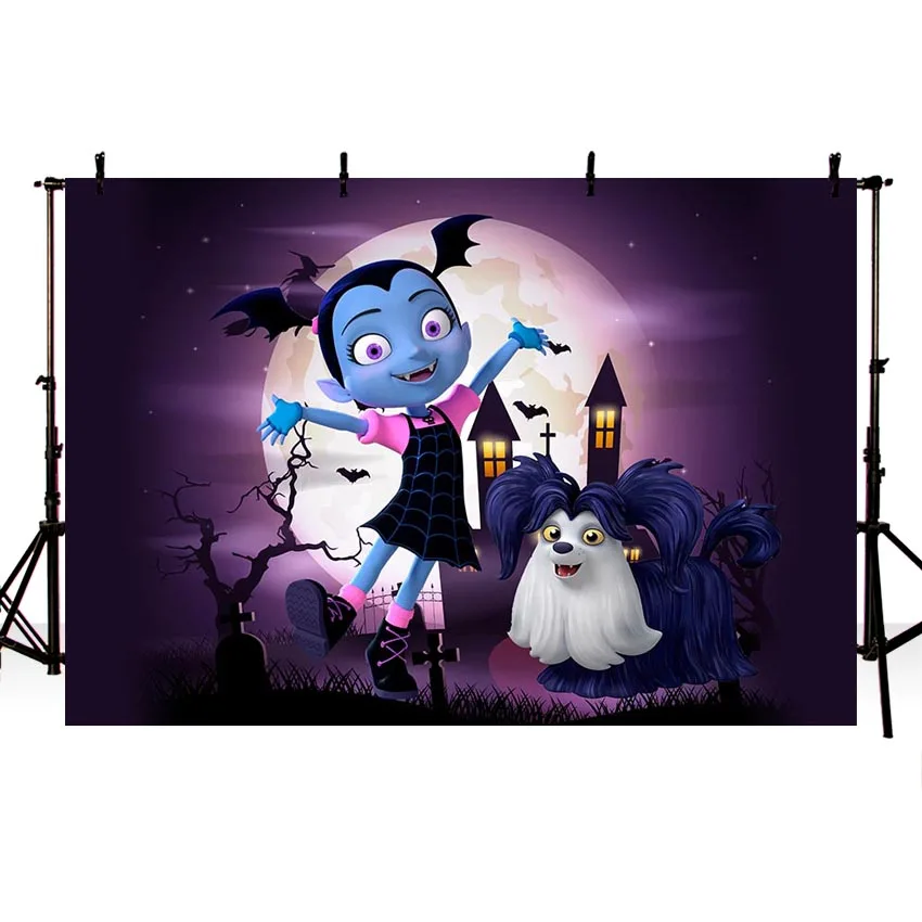 

Photograph Backgrounds Vampire Street Full Moon Kids Children Baby Studio Photography Backgrounds Professional Photo Backdrop