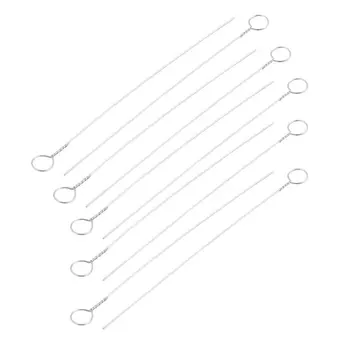 

10Pcs Ni-Cr Alloy 4Mm Dia Inoculating Loop For Lab Microbiology Tissue Culture