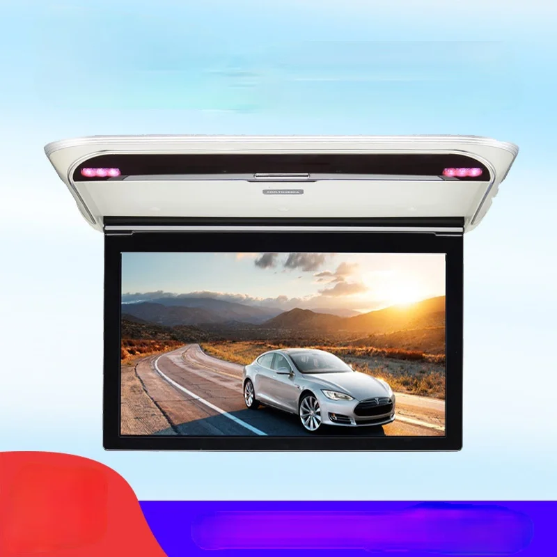

MPV IPS HD 19.5-inch Flip Down Bus Ceiling Monitor 1920*1080 Built in USB/HDMI FM Hi-Fi DC12-24V IR Transmitter