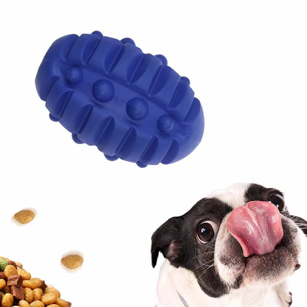 Игрушки для домашних собак Экстра-жесткий резиновый мяч игрушка забавный интерактивный эластичный шарик игрушки для собак для чистки зубов собаки мяч еды E3