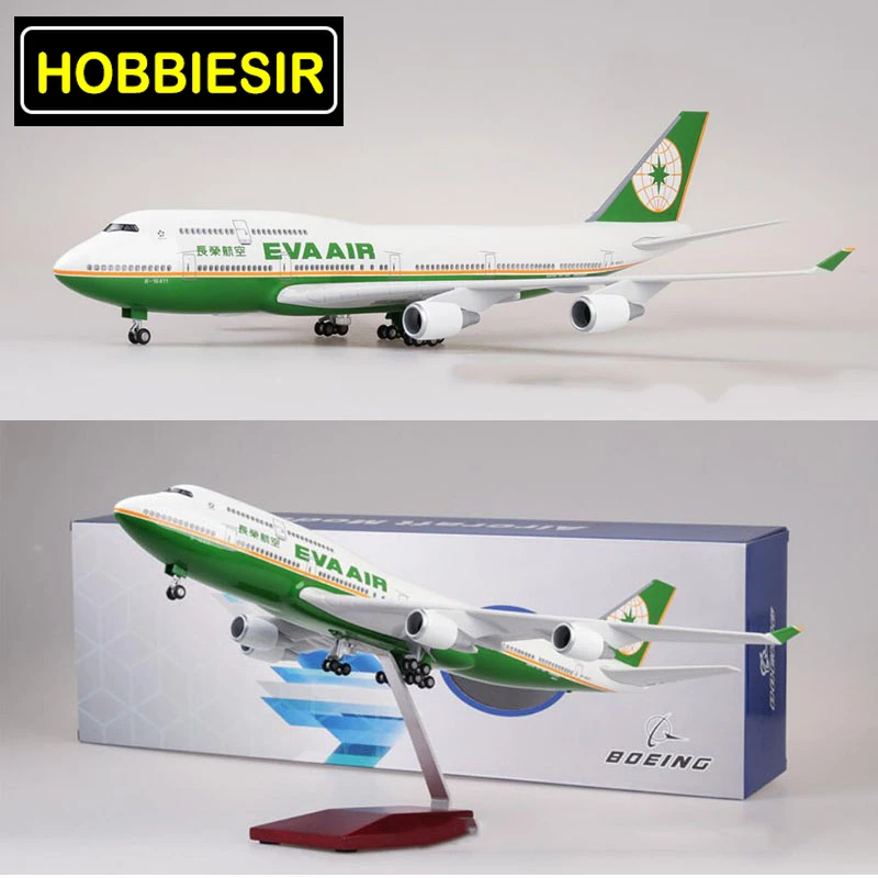 47 см модель самолета игрушки Масштаб 1/150 самолет Боинг B747 Тайвань EVA AIR Airline W