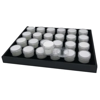 

35Grid Gem Stone Bead Jar Holder Showcase Stackable Jewelry Display Tray Box