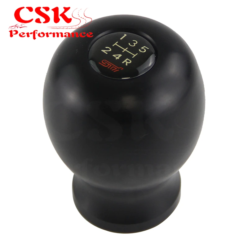 1PCS Shift Knob Legacy GDA GDB GC8 FOR JDM FOR Su baru WRX Impreza STI 5MT gear knob BLACK / WHITE