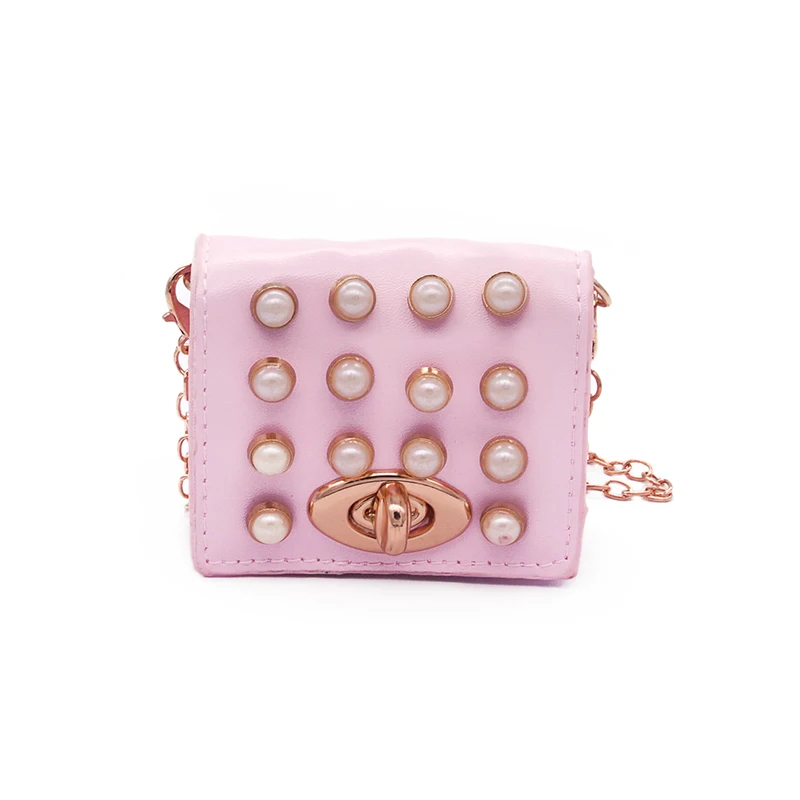 Mosaic Pearl High-quality And Exquisite Bag For Doll Shoulder Bags Crossbody Bag For Dolls Slao For Little Girls Accessories