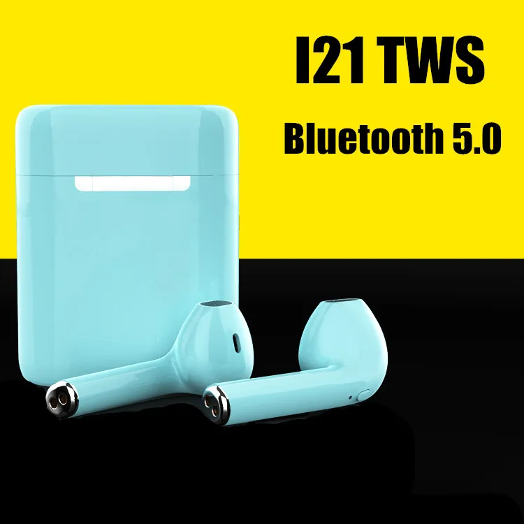 

2019 New I21 Tws Wireless Earphones Pop Up Windows H1 Chip Smart Sensor Mini Earbuds Bluetooth 5.0 Pk I12 I30 I60 I100 I200