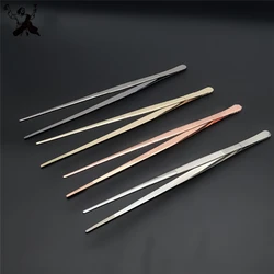 30cm High Grade 304 Stainless Steel Tweezers Clip Mint Leaf Ice Clip Medical Kitchen Food Tongs Bar Cocktail Tool Clips