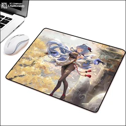 Gamers acessórios genshin impacto gamer computador portátil esteira de mesa cs go mouse para computador mesa mause mausepad almofada vassalo tapetes do computador