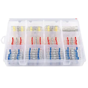 

220PCS Solder Seal Wire Connectors Heat Shrink Butt Connectors,Waterproof Wire Connectors for Watercraft, Electrical,Electronics