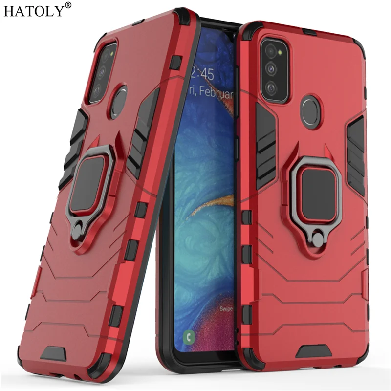Чехол для samsung Galaxy M30S, чехол из ТПУ с магнитным кольцом-держателем, защитный чехол на заднюю панель для samsung M30S, чехол-бампер для телефона samsung M30S