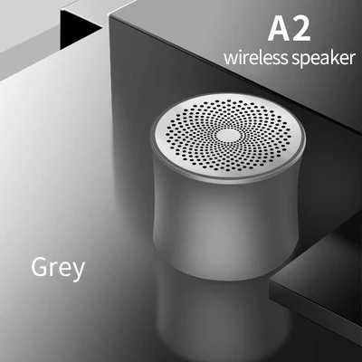 Портативные мини Bluetooth беспроводные колонки стерео музыка объемная Поддержка TF карта USB Сабвуфер для смартфонов - Цвет: Gray