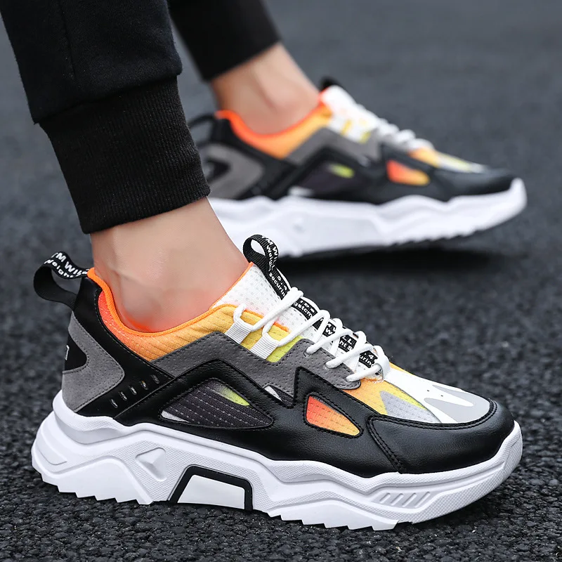 

MEN'S Shoes Autumn New Style INS Trendy Shoes Hip Hop Harajuku Thick Bottomed Dad Shoes Men's Running Casual Shoes BOY'S Athleti