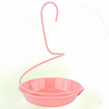 

1PC Hanging Bird Feeding Trough Outdoor Hangable Bird Feeder Household Pet Birds Water Bowl for Outdoor Park Balcony (Without Ho