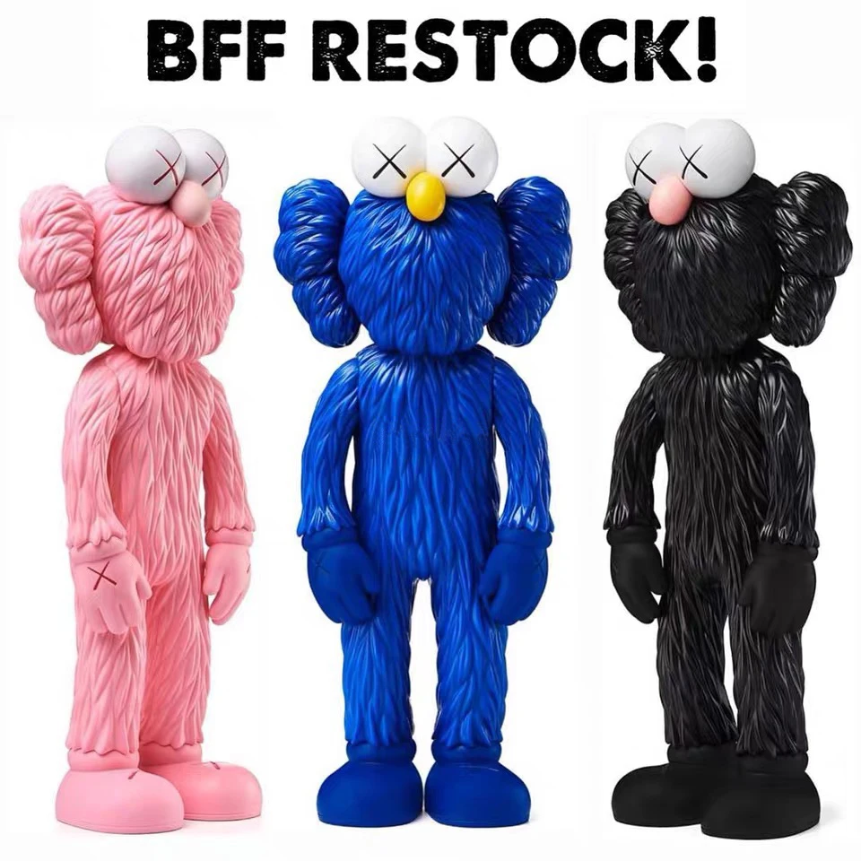 

Hot Sale Creativity 37cm Bears PVC Dolls BFF Bear Bricklys Action Figures Blocks Collectible Models Toys