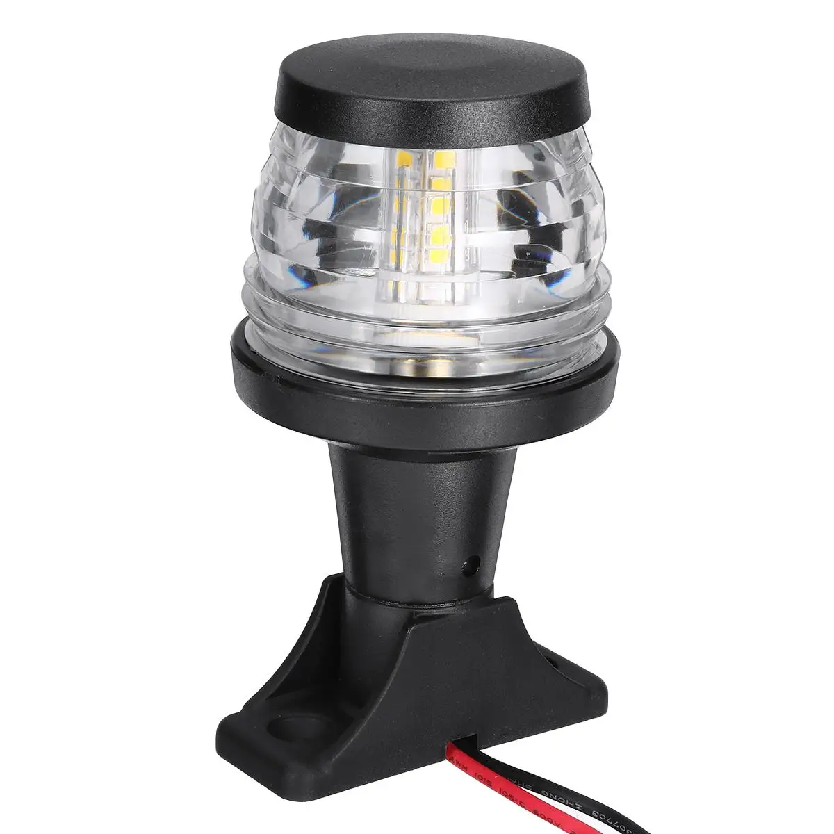 2.5W 360 Degree Fixed Base 360° LED Navigation Lights Boat Marine Yacht Stern Anchor Pactrade Sailing Indicator Light 12-24V