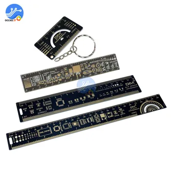 

4CM 15CM 20CM 25CM Multifunction PCB Ruler Measuring Tool Resistor Capacitor Chip IC SMD Package Units