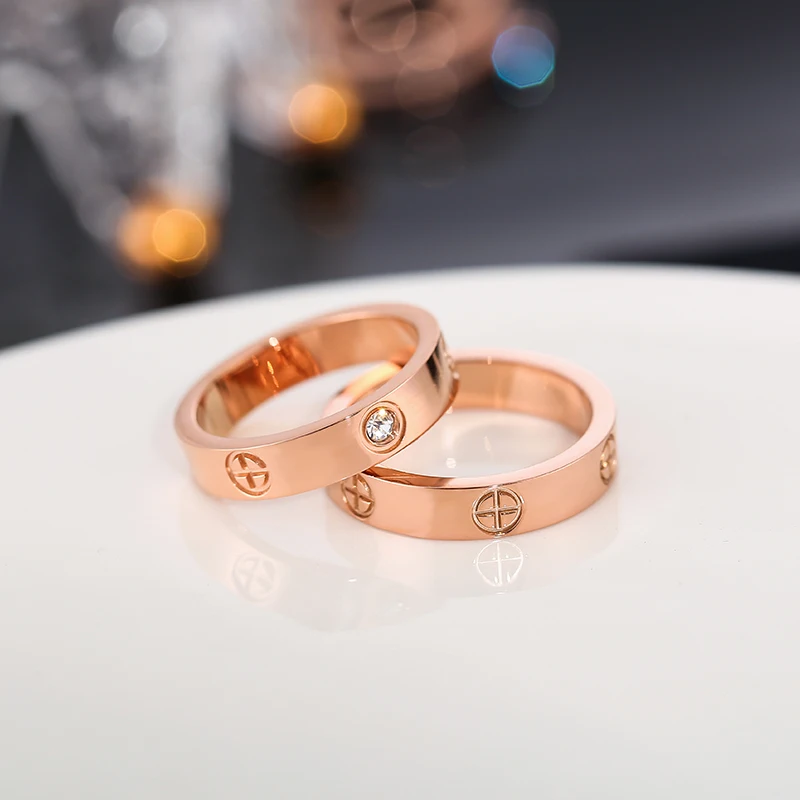 Screw Rings Phillips Nail Shape Women Jewelry Size 5 To 10