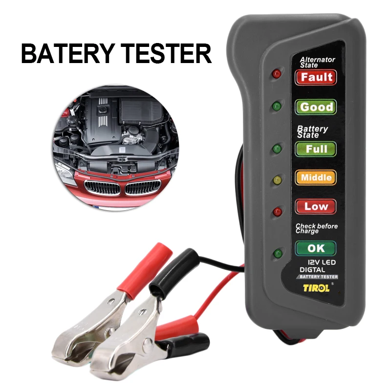 

Digital car battery tester for 12V (DT2)