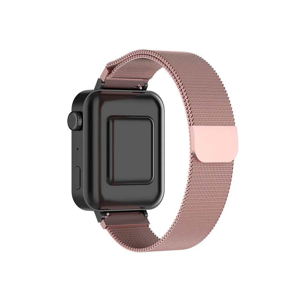 18 мм нержавеющая сталь сетчатый ремешок для часов Ремешок Для Xiaomi Smartwatch Универсальный сменный Ремешок Браслет
