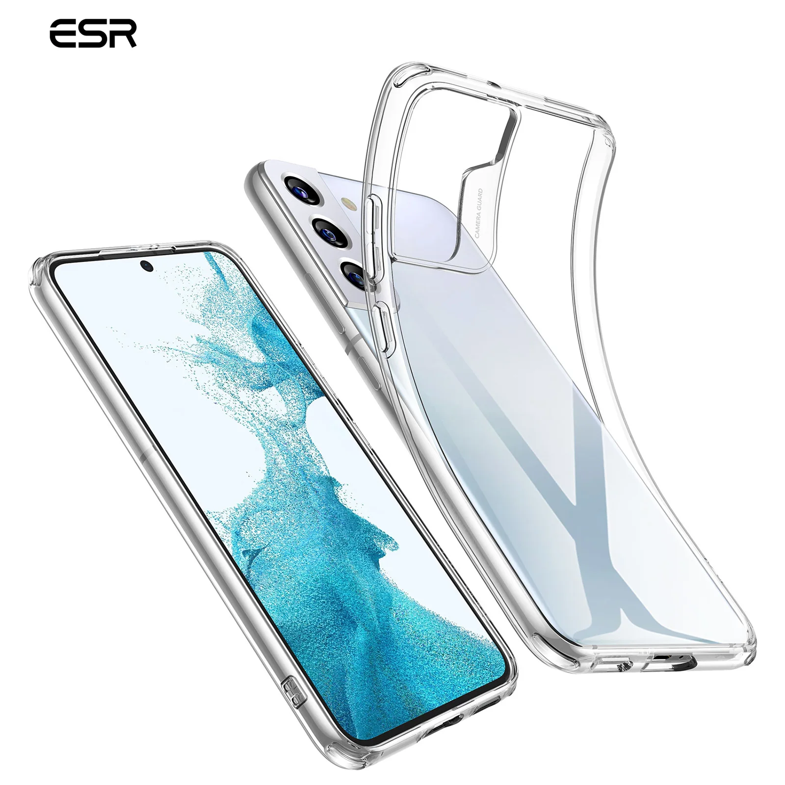 ESR Cho Samsung Galaxy S22 Cực Ốp Lưng Mỏng Trong Suốt TPU Ốp Lưng Samsung S22 Plus Cho Galaxy S22 mặt Lưng Trong Suốt silicone cover with s pen Cases For Samsung