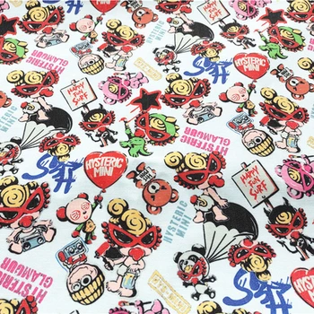 

ZENGIA 50*140cm Hysteric Mini Thin Canvas Fabric For Sewing Patchwork Tablecloth/Bag/Cushion/ Sofa Cover Curtain Clothes Wallet