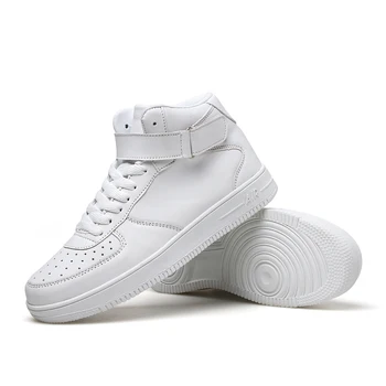 

High Quality Men's Casual Shoes Fashion Lightweight Breathable High Top Sneaker Non-slip Comfortable Lace Up Men Shoe Zapatillas