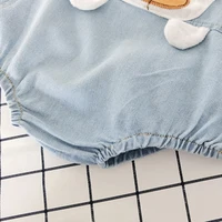 IENENS Kids Baby Jumper Boys Girls Clothes Pants Denim Shorts Jeans Overalls Toddler Infant Jumpsuits Newborn Clothing Trousers 6
