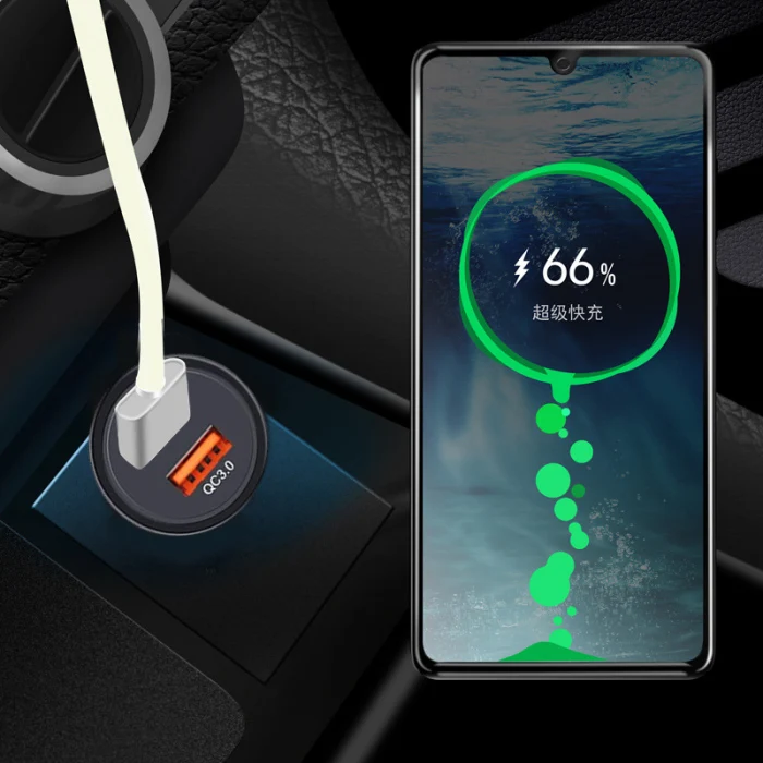 Автомобильное зарядное устройство для телефона Dual USB с функцией защиты AIpower Seven быстрая зарядка автомобильное зарядное устройство GV99