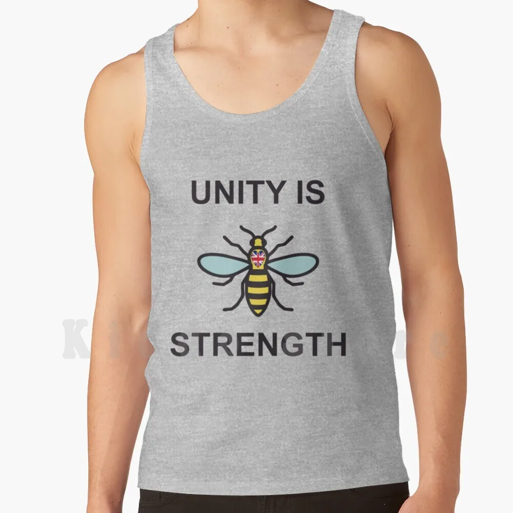 City Bee Canotte Gilet 100% Cotone City City Bee Unity Is Strength Bee Bees City Bee Bee Heart Uk Regno Unito