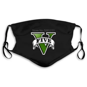 

God better Men's GTA V Grand Theft Auto Five Logo Printed Mens Men Mouth Mask Women's kid PM2.5