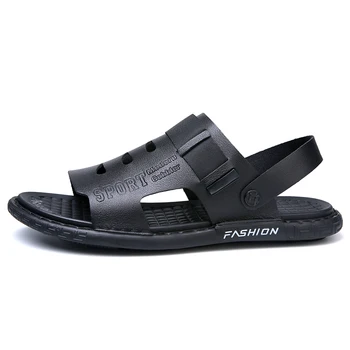 

man cuero sandales sandal sandale size sandalias ete rubber 2020 sandalle zandalias beach classic transpirables sandali genuine