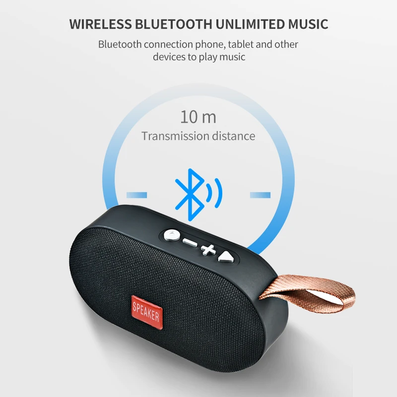 

T7 High Volume Audio Bluetooth Speaker Home Outdoor Mountaineering Subwoofer Mini Card Small Portable 3d Surround Small Speaker