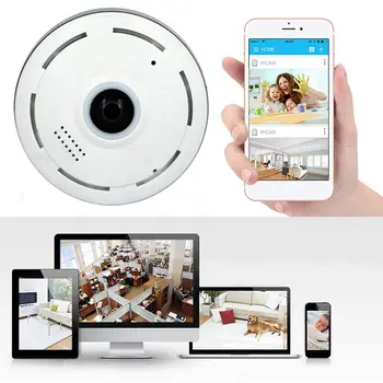 

HD 360 Degree Panoramic Wide Angle MINI Cctv Camera Smart IPC Wireless Fisheye IP Camera P2P 960P HD Home Security Wifi Camera