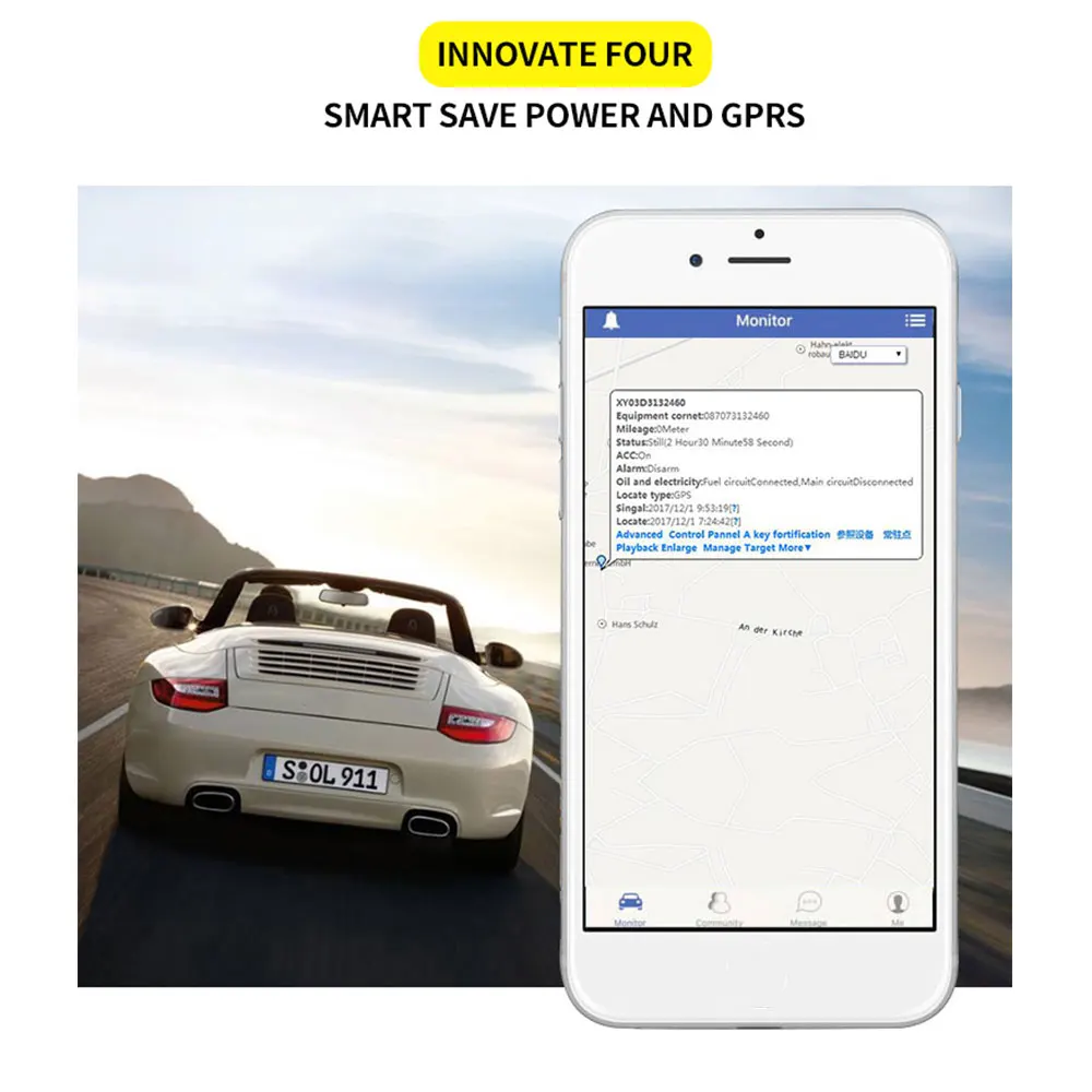 Gps/GPRS/GSM Авто Мини gps трекер Противоугонный прочный gps локатор для мотоцикла