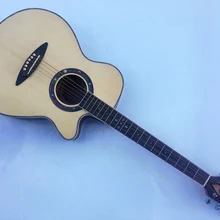 Новейшее поступление, акустическая-электрическая гитара с эквалайзером, функцией тюнера, гитара ra