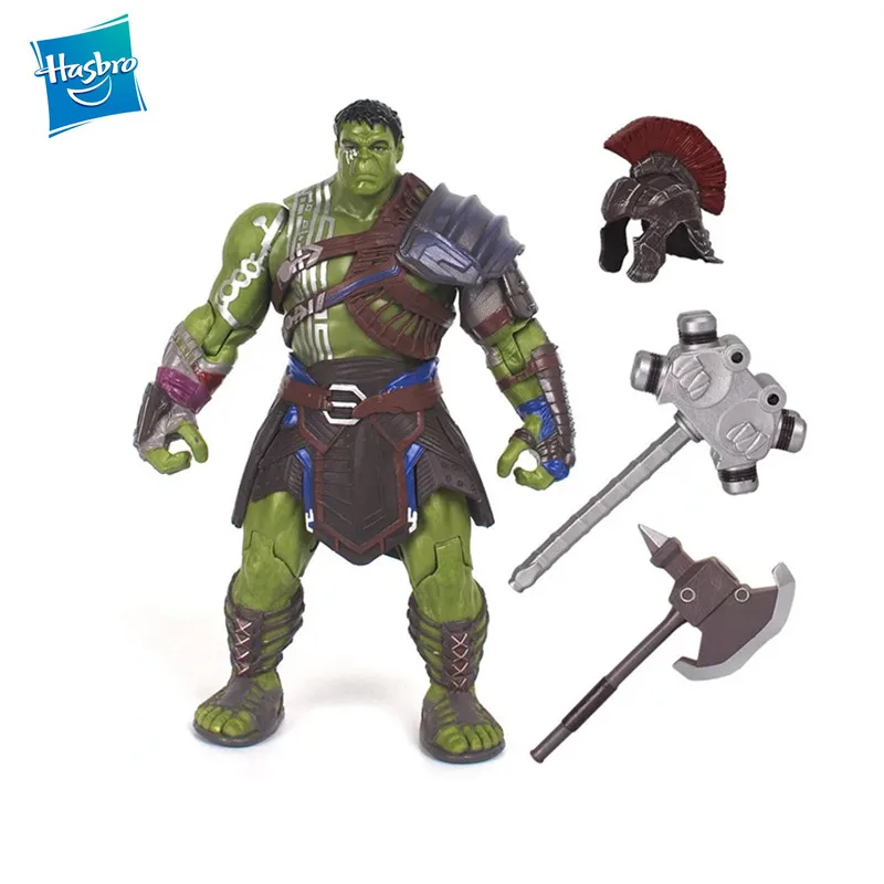 

Hasbro Super Hero Thor 3 Ragnarok War Hammer Battle Axe Gladiator Hulk PVC Action Figure Collectible Model Toy For Boys Gift