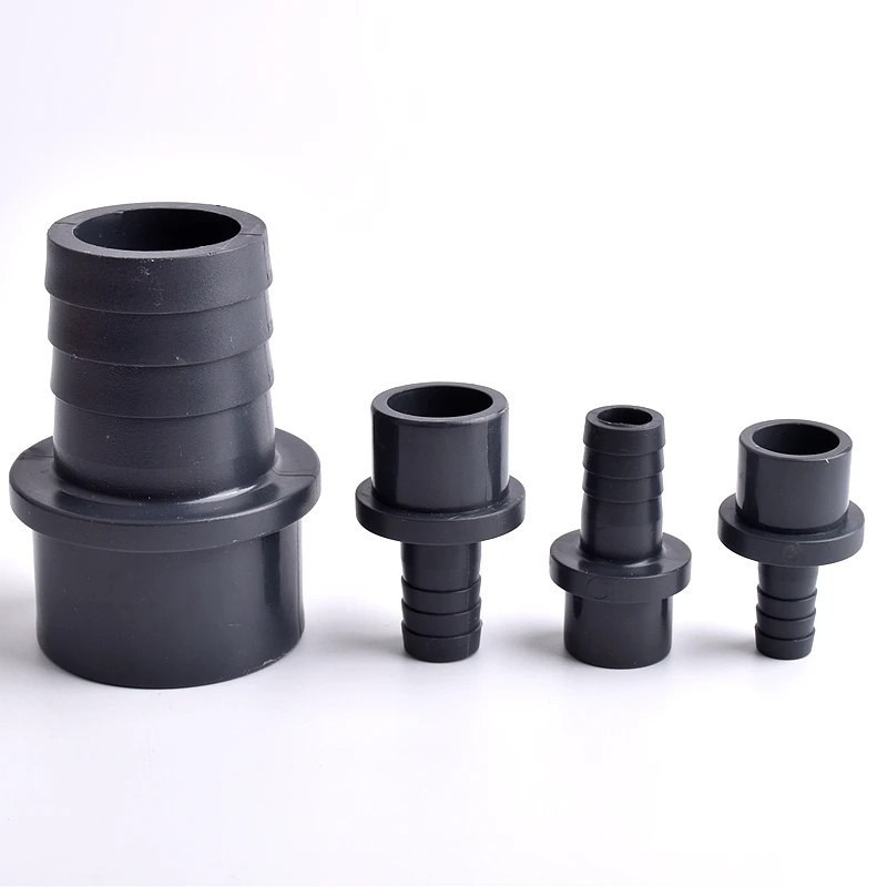 O.D 32/40/50/63-14/20/30/40/50/60mm Big Size UPVC Pagoda Connector Garden Irrigation Pipe Soft Hose Adapter Joint Accessories