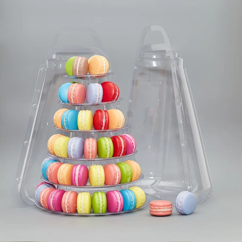 Слой Высокого Качества Macarons Дисплей Башня держатель Многоуровневая башня из кексов сервировочная подставка башня из кексов Свадебный стенд