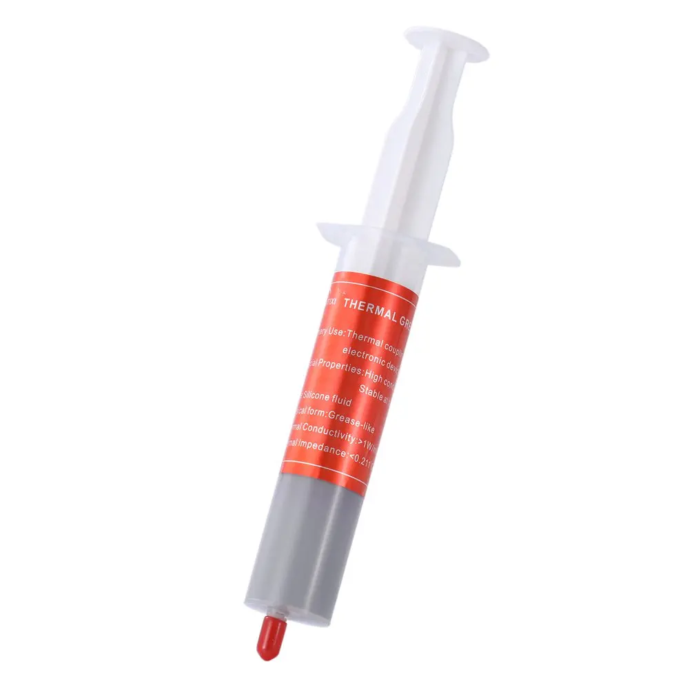 New 30g Syringe Thermal Grease gray CPU Chip Heatsink Paste Conductive Compound ABS Material Wholesale