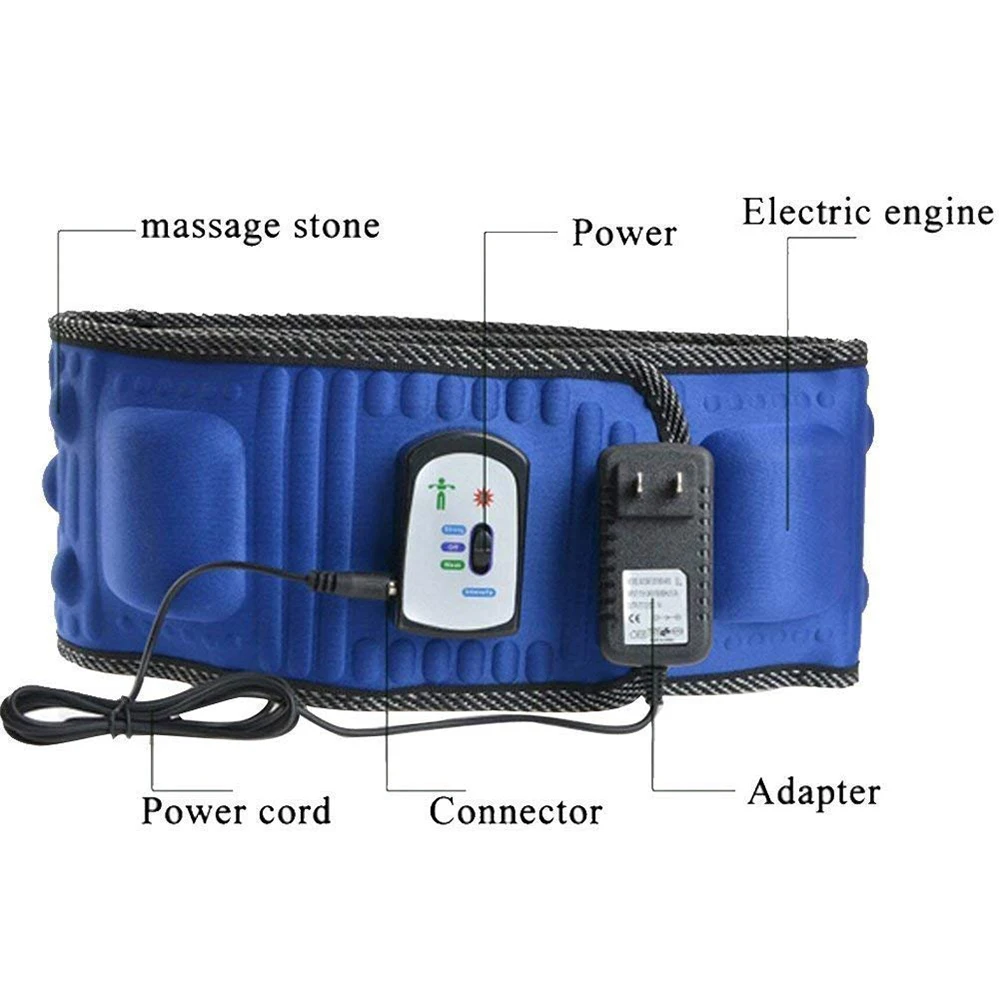 Slimming Belt X5 Times Electric Vibration Fitness Massager Machine Lose Weight Burning Fat Abdominal Muscle Stimulator For Hip