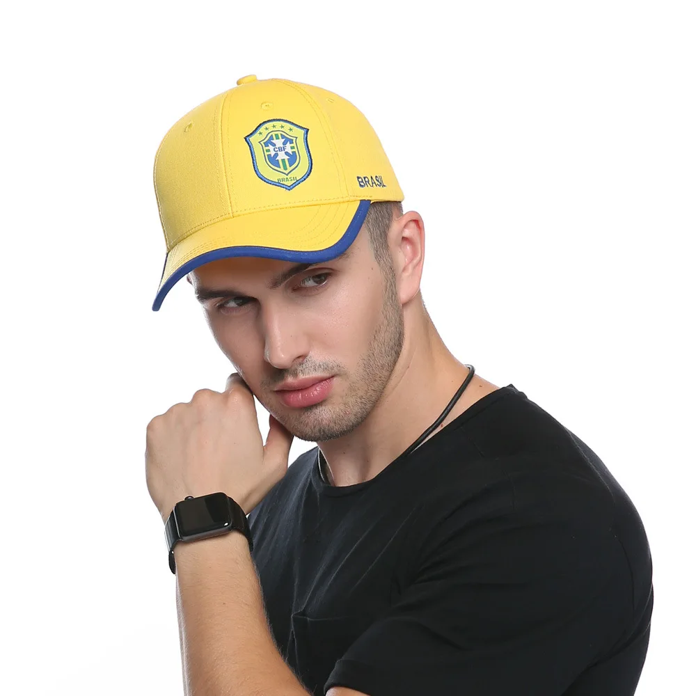 

2018 World Cup Team Cap Hot Models Men Football Team Cap Rod qiu mi mao Sun Hat