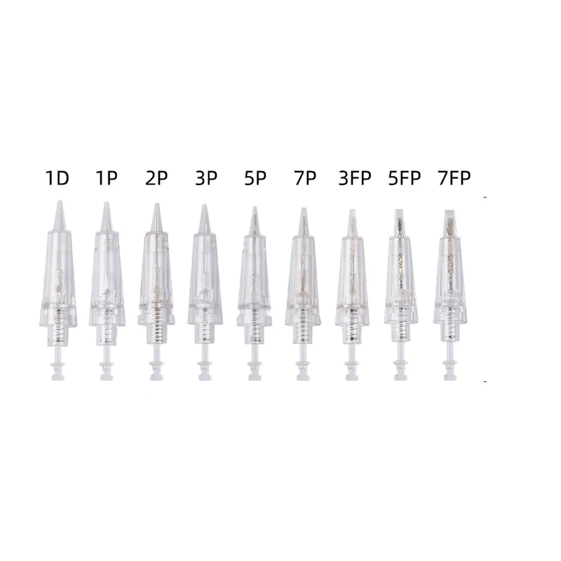 50 Pcs Makeup Tattoo Needles Professional Permanent Eyebrow Lips Cartridges | Красота и здоровье