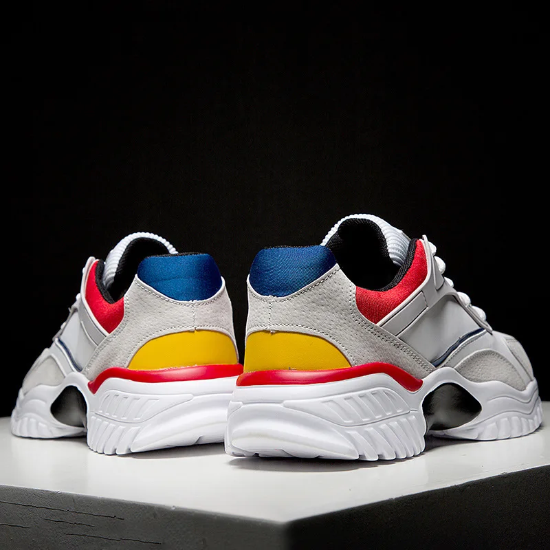 

2019 New Style Athletic Shoes Men's Running Shoe Men's Korean-style Students Versatile Casual Dad Trendy Shoes Large Size