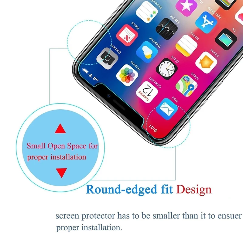 Защитная пленка для экрана iPhone 11 Pro XS макс. закаленное стекло Ecran для iPhone XR XS X 8 7 6s Plus