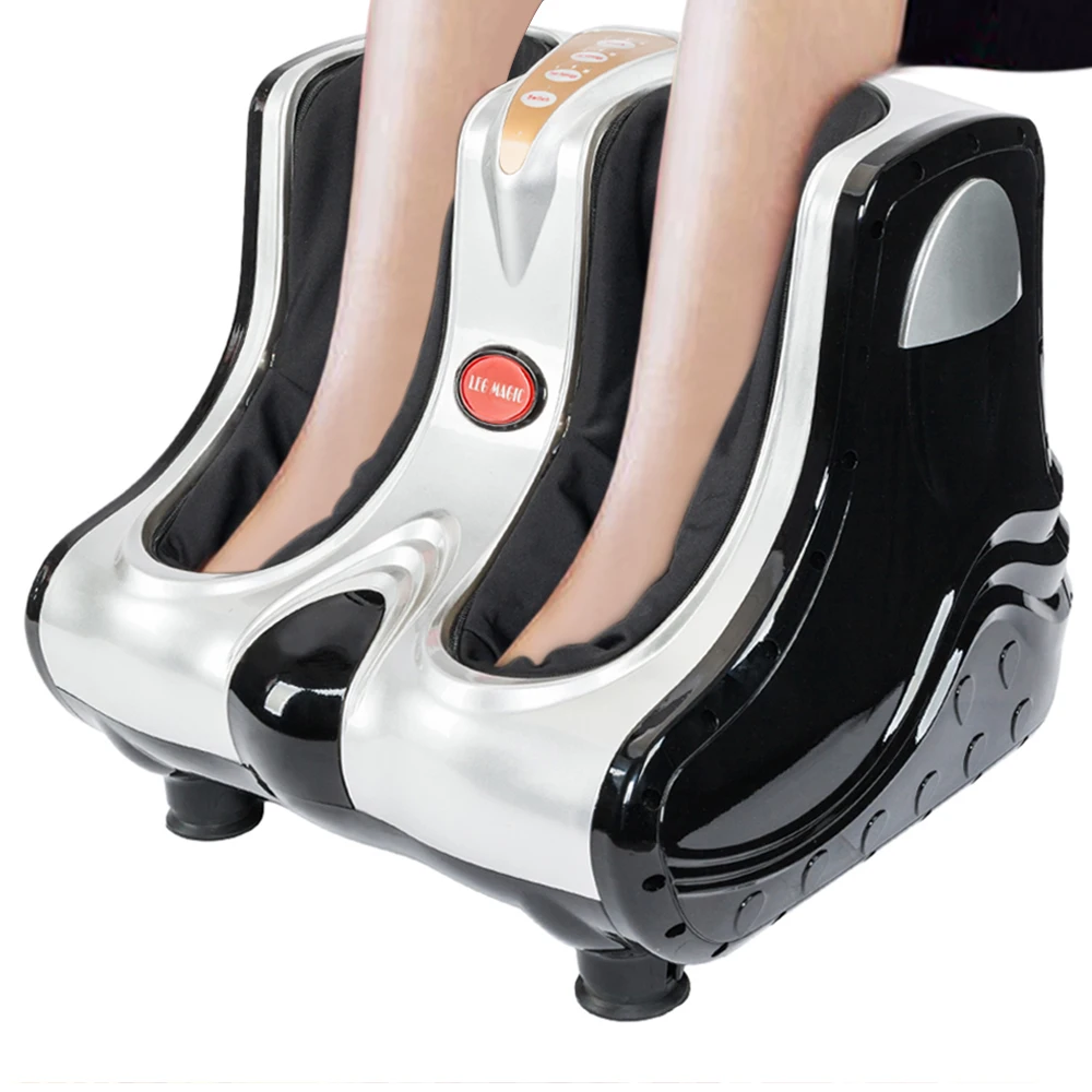 

Smart Kneading Rolling Vibration Shiatsu Foot Calf Leg Massager 110V US Plug Gray All-shipping