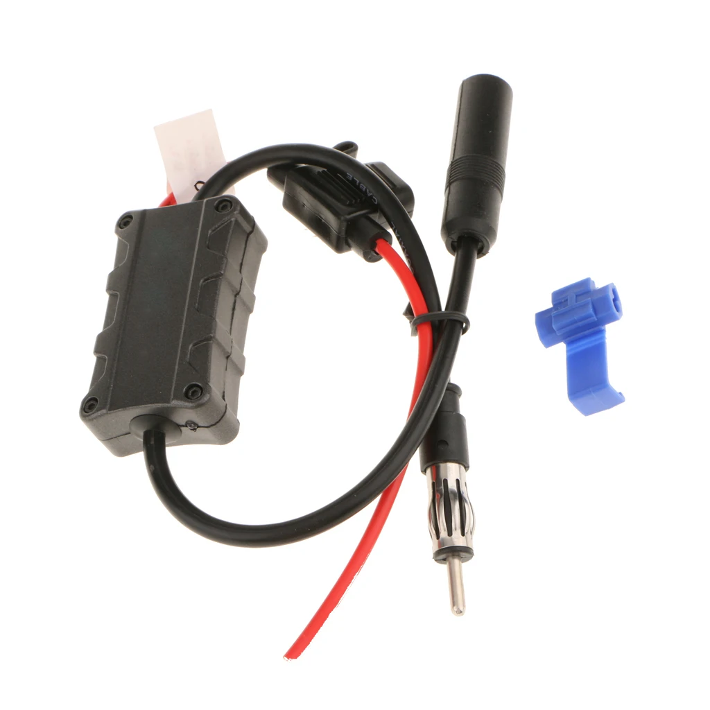 High Quality Auto Car FM AM Radio Stereo Antenna Signal Amplifier Booster