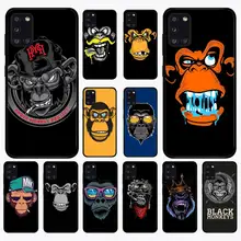 

Art Animal gorilla monkey Phone Case for Samsung A 51 30s 71 21s 10 70 31 52 12 30 40 32 11 20e 20s 01 02s 72 cover