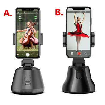 

Auto Smart Shooting Selfie Stick 360° Rotation Object Tracking Holder All-in-one Rotation Face Tracking Camera Phone Holder